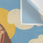 Baseball girl Wall Tapestry Gallery Image 3