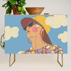 Baseball girl Credenza Gallery Image 1