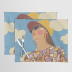 Baseball girl Placemat Gallery Image 1
