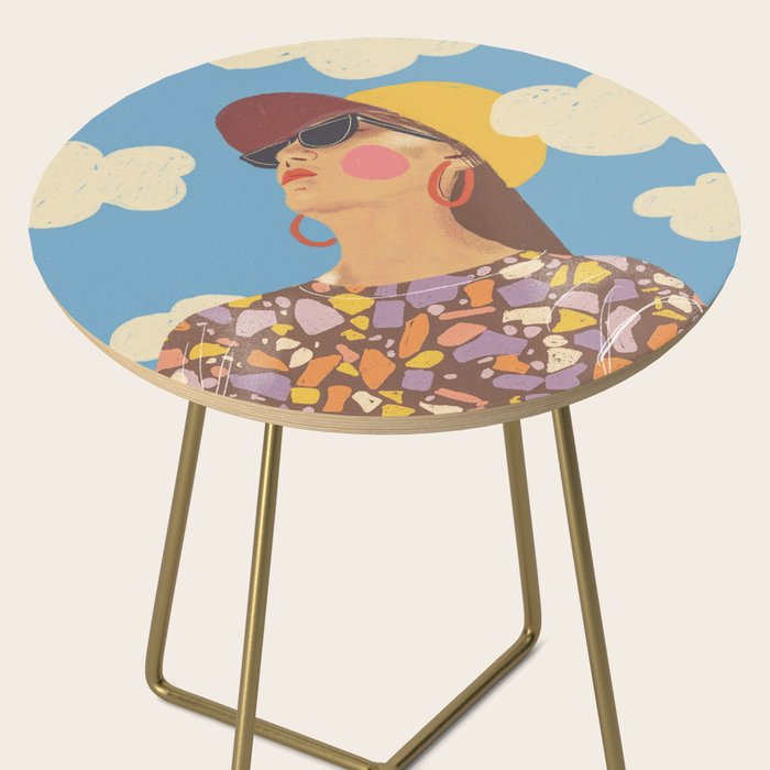 Baseball girl Side Table Gallery Image 2