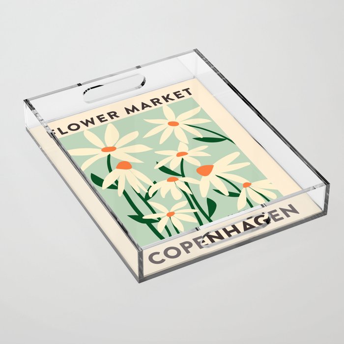 Flower Market Copenhagen - Matisse Inspired Acrylic Tray Gallery Image 1