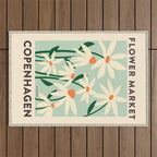 Flower Market Copenhagen - Matisse Inspired Outdoor Rug Gallery Image 1