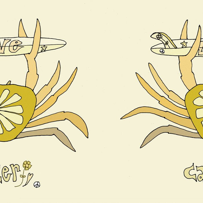 cancer zodiac surfy theme // retro surf art by surfy birdy Coffee Mug Gallery Image 2