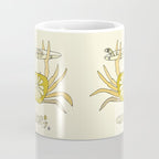 cancer zodiac surfy theme // retro surf art by surfy birdy Coffee Mug Gallery Image 4