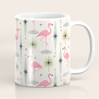 Atomic Flamingo Oasis - Larger Scale ©studioxtine Coffee Mug Gallery Image 1