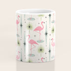 Atomic Flamingo Oasis - Larger Scale ©studioxtine Coffee Mug Gallery Image 4