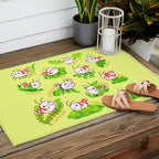 Shy shrimp and moss Outdoor Rug Gallery Image 2