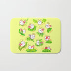 Shy shrimp and moss Bath Mat Gallery Image 1