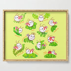 Shy shrimp and moss Serving Tray Gallery Image 1