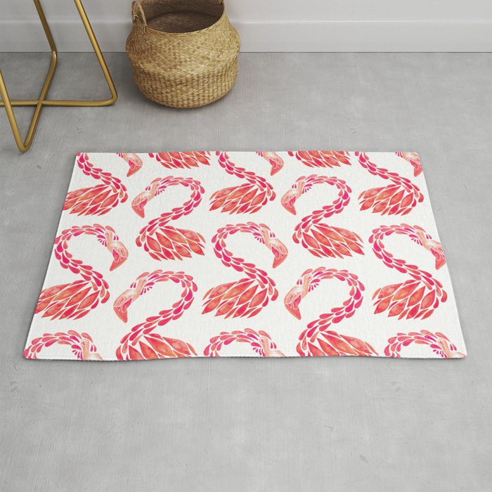 Miami Flamingo - Pink OmbrÃ© Rug Gallery Image 1
