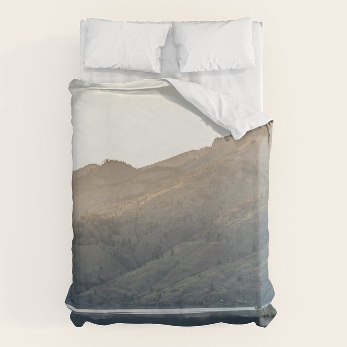 Lost At The Lake - Wanderlust Nature Photography Duvet Cover Gallery Image 1
