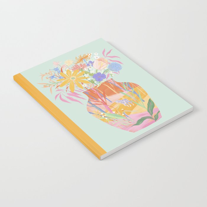 Whimsical Flower Vase Notebook Gallery Image 1