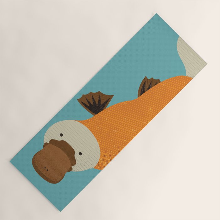 Whimsy Platypus Yoga Mat Gallery Image 1