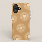 Sun Pattern - Amber Gold iPhone Case Gallery Image 1