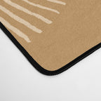 Sun Pattern - Amber Gold Desk Mat Gallery Image 4