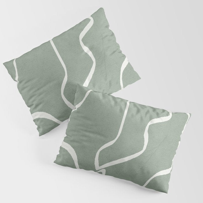 Abstract Faces Pillow Sham Gallery Image 1