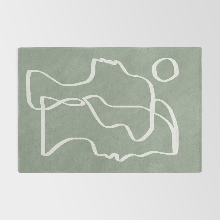 Abstract Faces Rug Gallery Image 2