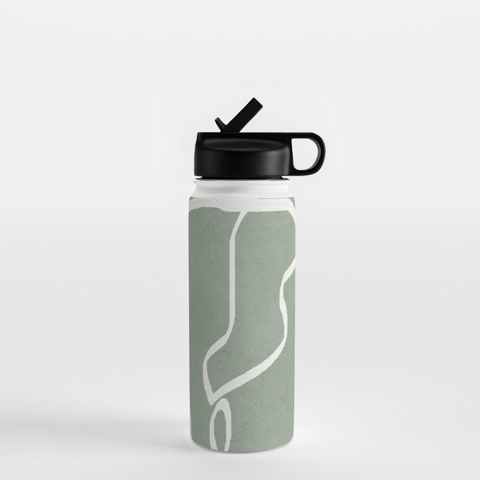 Abstract Faces Water Bottle Gallery Image 1