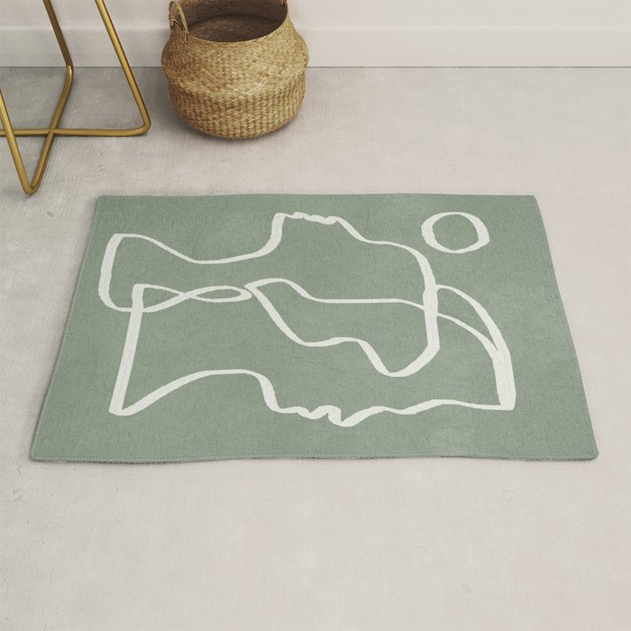 Abstract Faces Rug Gallery Image 1
