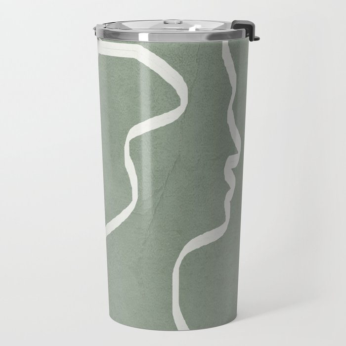 Abstract Faces Travel Mug Gallery Image 2