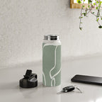 Abstract Faces Water Bottle Gallery Image 4