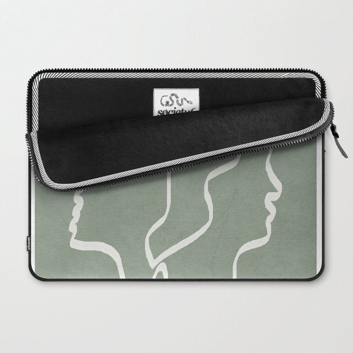 Abstract Faces Laptop Sleeve Gallery Image 2