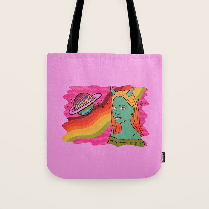 Capricorn Tote Bag Gallery Image 1