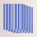  Classic Stripes XXXIV - Bright Blue Wrapping Paper Gallery Image 3