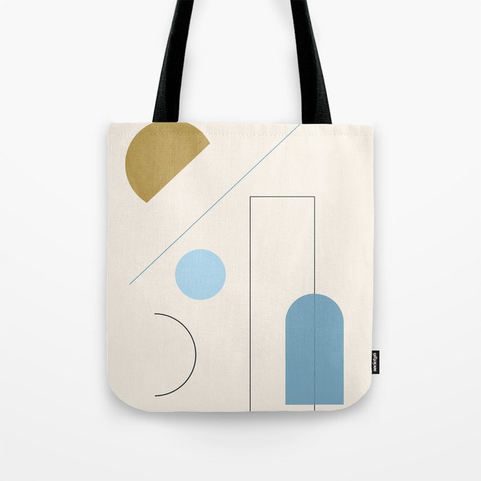 minimal geometric art 3 Tote Bag Gallery Image 1