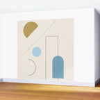 minimal geometric art 3 Wall Mural Gallery Image 2