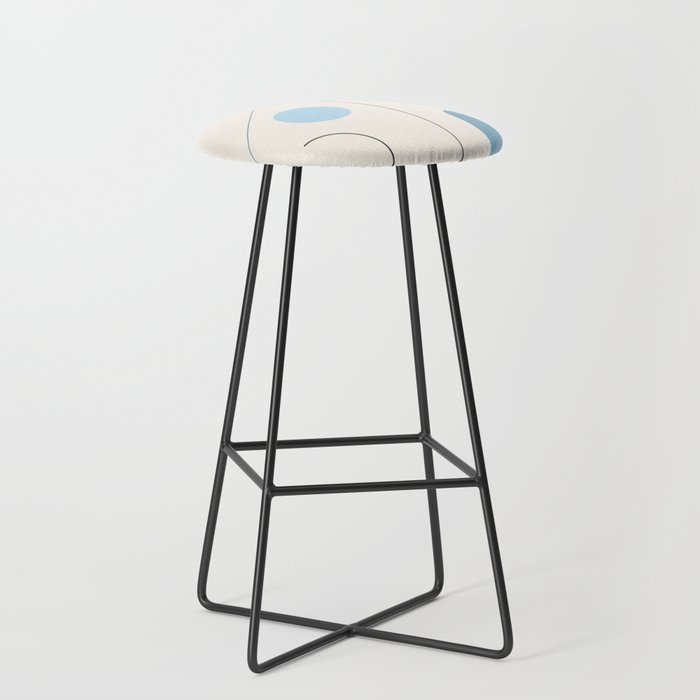 minimal geometric art 3 Stool Gallery Image 1