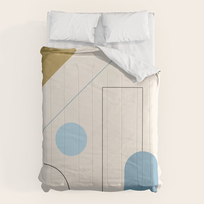 minimal geometric art 3 Comforter Gallery Image 1