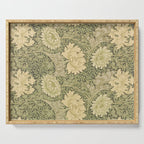 Chrysanthemum by William Morris 1877 Antique Vintage Victorian Jugendstil Art Nouveau Retro Pattern Serving Tray Gallery Image 1