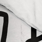 Confusing Lines Black And White Abstract Art Comforter Gallery Image 4