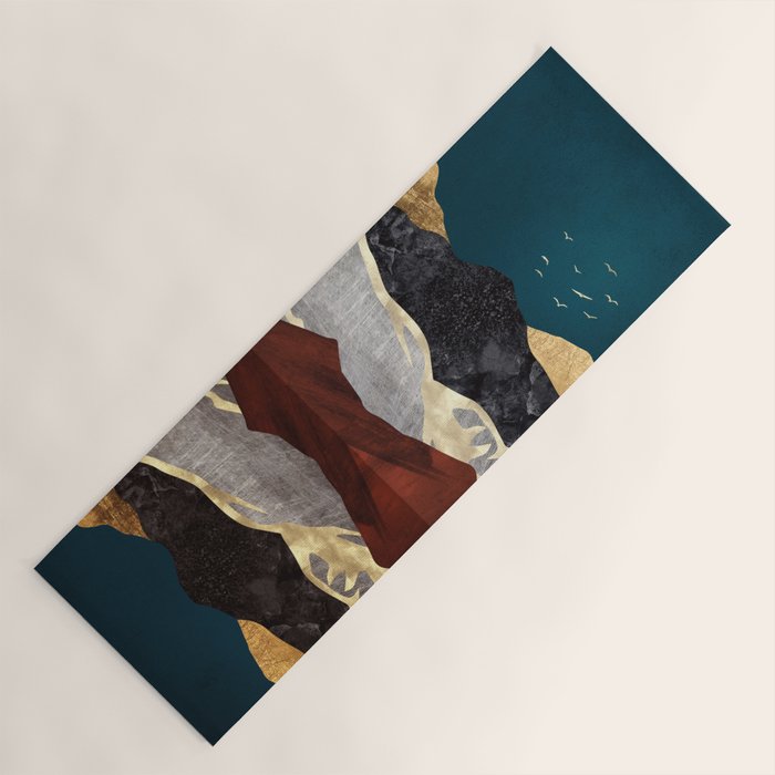Mountain Peak Reflection Yoga Mat Gallery Image 1