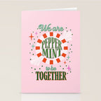 Playful Holiday Peppermint Love Stationery Card Gallery Image 2