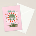Playful Holiday Peppermint Love Stationery Card Gallery Image 2