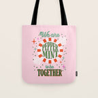 Playful Holiday Peppermint Love Tote Bag Gallery Image 1