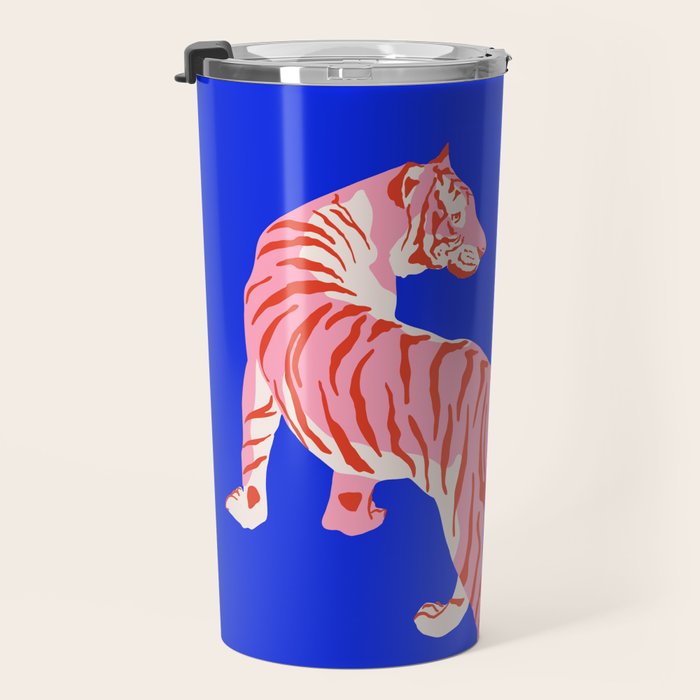 Wildcats on Indigo Blue Travel Mug Gallery Image 3