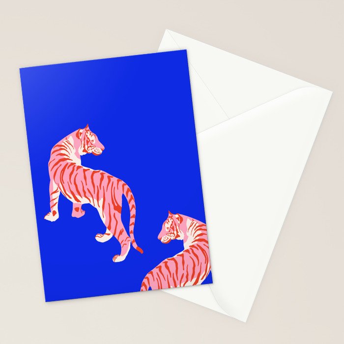 Wildcats on Indigo Blue Stationery Card Gallery Image 2