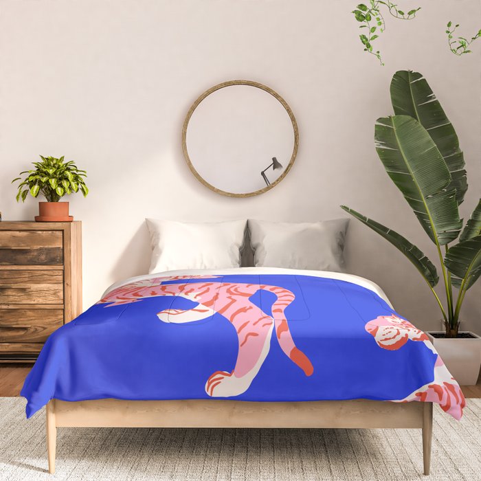 Wildcats on Indigo Blue Comforter Gallery Image 3