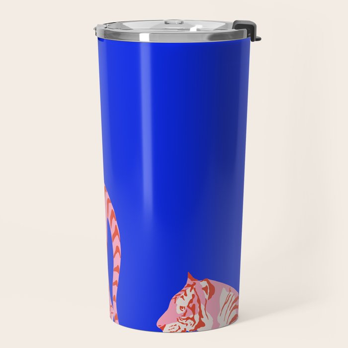 Wildcats on Indigo Blue Travel Mug Gallery Image 2