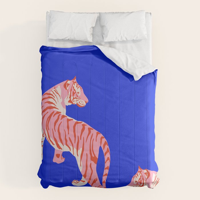 Wildcats on Indigo Blue Comforter Gallery Image 1