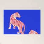 Wildcats on Indigo Blue Welcome Mat Gallery Image 1