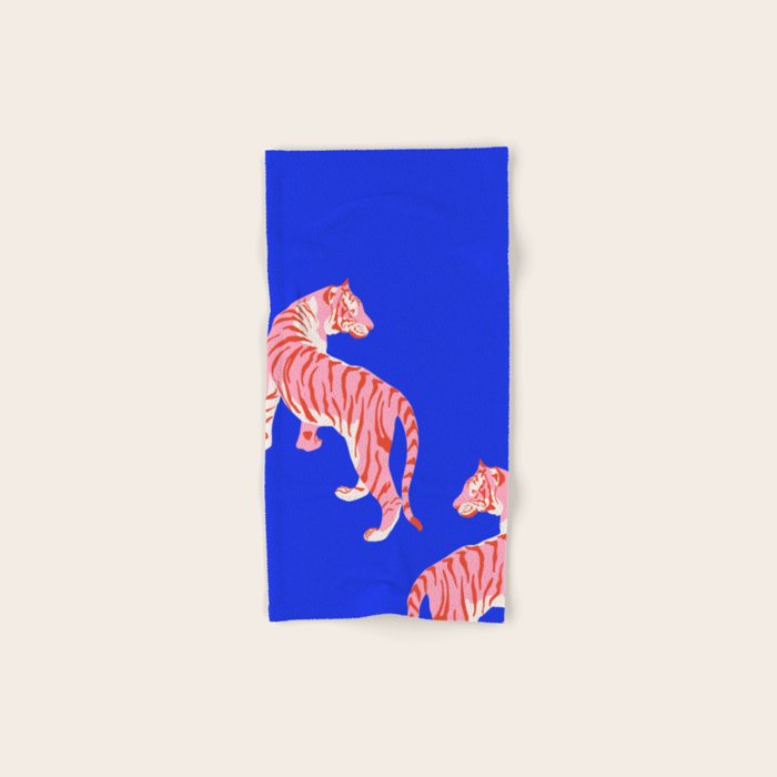 Wildcats on Indigo Blue Bath Towel Gallery Image 1