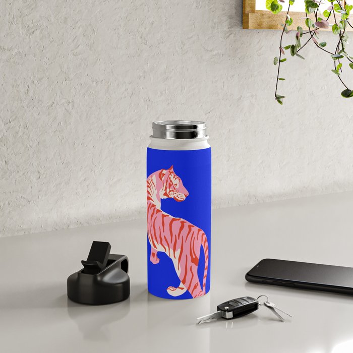 Wildcats on Indigo Blue Water Bottle Gallery Image 4