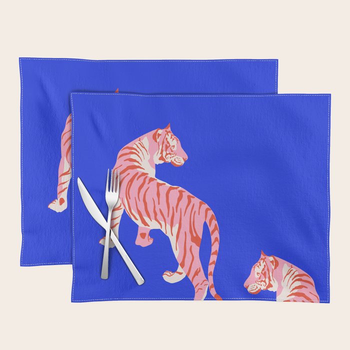Wildcats on Indigo Blue Placemat Gallery Image 1