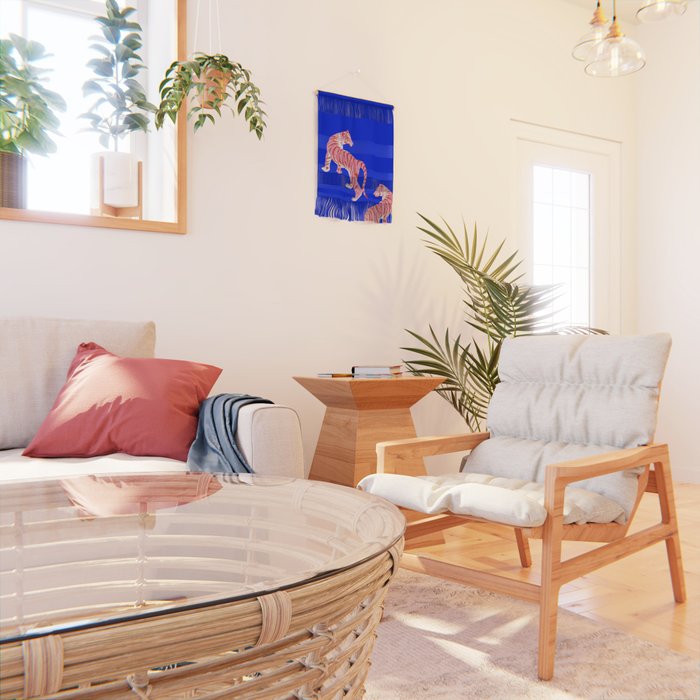 Wildcats on Indigo Blue Wall Hanging Gallery Image 2