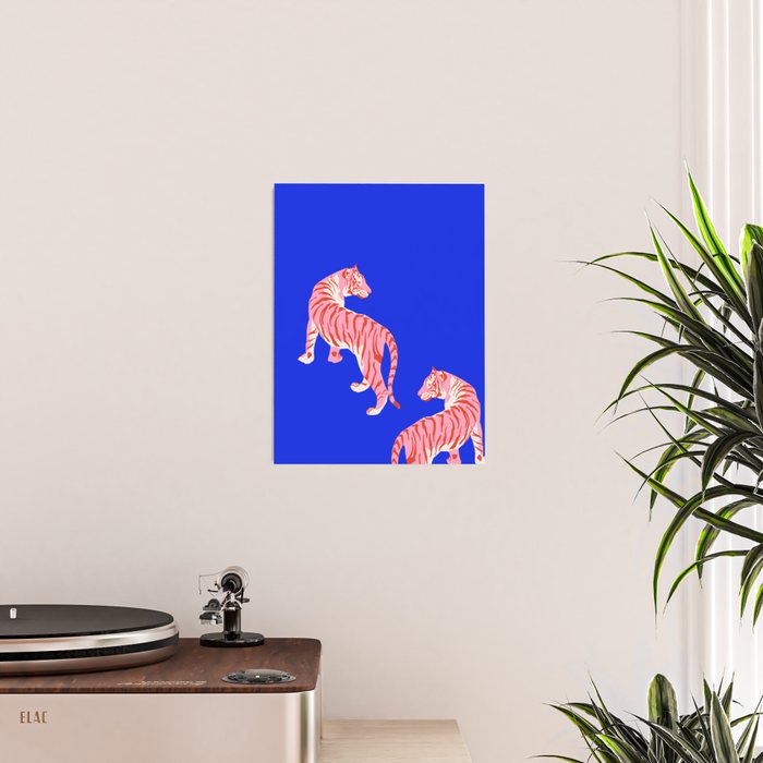 Wildcats on Indigo Blue Poster Gallery Image 2