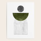 Green mid century modern Poster Gallery Image 4